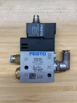 Festo CPE14-M1CH-3GL-1/8 Solenoid Valve, Bar, Vdc, 1.28W, With MSZG-3-24. Fixed Price $69.99.