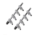 Bnafes 2PCS 4-WAY 93 X 29 22MM / 3.7" 1.1" 0.85" (l H), Silver. Fixed Price $13.21.