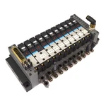 Koganei X88M Fm-solid Manifold W/ (9) F*W110-4E1 & (1) F*W110-4KE2 Valves. Fixed Price $79.99.