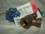 2 American Valve M76 Brass Boiler Drain 3/4" Inlet Female Ips Outlet Hose. Fixed Price $18.95.