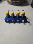 Clippard EC-2M-24 Solenoid Valve Bank Of W/ Manifold. Fixed Price $45.00.