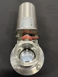 Spx Alfa Laval Tri Clover 2" Sanitary Butterfly Valve Type: Lkla-nc Air Actuated. Fixed Price $199.00.