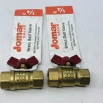 Lot Of 2 Jomar #100-400TH " Full Port Threaded Connection 600 Wog W/t-handle. Fixed Price $36.99.