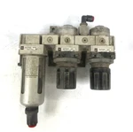 Smc Modular Style Air Filter And Regulator Combo, NAF3000-N03D, NAR3000-N03. Fixed Price $35.00.