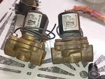 Genuine Parker Market Forge 105859 Steam Solenoid Valve 1/2 Npt Orifice 5/8. Fixed Price $75.00.