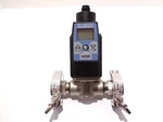 Burkert 2875 Solenoid Valve With 8605 Digital Controller And Clamps. Fixed Price $65.00.