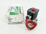 New Asco EF8210G030 Solenoid Valve 125PSI 1/2" 11.6W 24VDC. Fixed Price $1109.95.