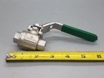 Inline Industries 204F Ball Valve 316SS - Full Port 1/4" Npt 1000 Psi Wog. Fixed Price $24.99.