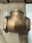 Sci Smith Cooper Bronze 4 Threaded Check Valve. 200 Wog Replacement Durable. Fixed Price $179.90.
