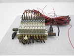 Smc SY3140-5MZE Bank With 10 SY3000 Sol/valve Rubber Seal 0.15-0.7MPA T579. Fixed Price $399.99.