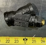 Mueller 1/2" Gas Strainer Model 50-11M-01 250SWPW. Fixed Price $25.00.