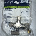 Dahl 611-53-31-31 Supply Stop 1/2"FIP X 3/8 Od Chrome Brass Dual Outlet Valve. Fixed Price $29.97.