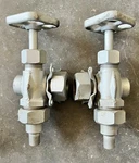 Pair Of Penberthy Houdaille 64875-000 1/2" 3/4" Steel Gagecock Valves. Fixed Price $79.99.