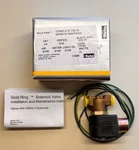 Parker Gold Ring Complete Solenoid Valve - Part No. 04F20C2110ACF4C05. Fixed Price $75.00.