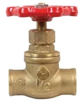 Mueller Industries 105-603 Stop/waste Valve 1/2 Inch Brass Cxc. Fixed Price $43.87.