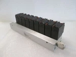 Koganei, 030E1, Solenoid Block Assy, 9 Valve, Used. Fixed Price $21.00.