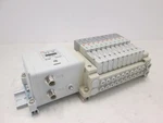 Smc, EX250, Devicenet Interface Module Assy W/ 10 Valves, SV1200-5FVD, New. Fixed Price $103.00.