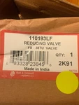 Bell & Gossett Reducing FB-38TU Valve, Part# 110193LF. Fixed Price $101.00.