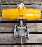 New Flowserve 3" Valve S151 S6-G-S6/44Z With Hytork Actuator E1A-1126-S60-A00. Fixed Price $1080.00.