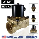 2" Inch Brass Electric Solenoid Valve 120 Volt - Free Shipping. Fixed Price $278.46.