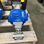 Tru-flo 3/4" Sanitary Valve EA-33NF-3/4 With Compact Actuator. Fixed Price $250.00.