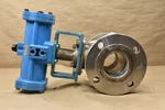Hisaka Works AD08 Double Acting Actuated 3" Ball Valve Max Pressure 7 Kgf/cm. Fixed Price $199.99.