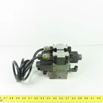 Rexroth 4WE6W-51-M0/AW100-00 2 Hydraulic Directional Valve W/ Manifold Block. Fixed Price $103.93.