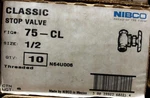 Nibco 75-CL Classic Stop Valve 1/2" Thread 10 Pcs. Fixed Price $82.62.