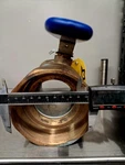 Nos ! 4" Milwaukee Bronze Full Port Inline Ball Valve. Fixed Price $250.00.