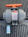 Hayward 4" Pvc True Union Ball Valve Viton New Old Stock TB1400S Shelf Wear. Fixed Price $200.00.