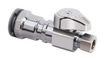 Brass Craft G2PC14X-C Quarter Turn Valve, Push To Connect, 1/2" 3/8", Chrome. Fixed Price $29.99.