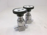 Swagelok, SS-DSVCR4, Manual Diaphragm Valve, Used, Lot Of 2. Fixed Price $37.00.