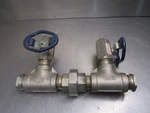 Nalco Chemical Company 76-6-RT-6-S10 Valve Lot Of 2 W/ Fittings. Fixed Price $59.99.