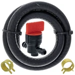 Surefit Engine Gas Shut Off Valve Kit With Fuel Line And Clamps Universal. Fixed Price $6.95.