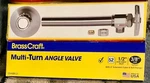 Brasscraft CS40BX C1 Chrome Shut-off Valve 1/2 In. 3/8 O.d.. Fixed Price $19.99.