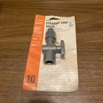 Qest Straight Stop Valve 3/8" Od X 1/2" Female Thread Size QCV402. Fixed Price $15.95.