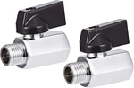 2 Pack Brass Mini Ball Valve Npt Female X Thread Shut-off (1/4". Fixed Price $18.93.