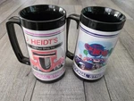 1991 1994 Nhra Beer Mug Set 6.5" York Penn Street Nationals. Fixed Price $16.50.