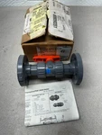 New In Box Nibco Chemtrol 1/2" Flanged Ball Valve F45TB-V. Fixed Price $45.00.