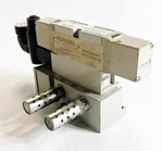 Numatics Sol-pilot Valve & Base 123BB53AMN56Y61 With Regulator 122RS100J016W00. Fixed Price $99.50.