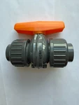 Georg Fischer +gf+ 161.355.372, 1/2" Npt, True Union Ball Valve, 145 Psi, Pvc. Fixed Price $19.00.