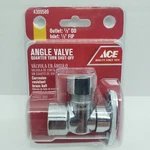 Ace Angle Valve Quarter Turn Shut Off 1/2" #4309589. Fixed Price $11.75.
