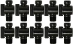 3/4" Black Male Npt Valves (pack Of 10) Loc-line Usa 69556-BLK. Fixed Price $67.14.
