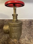 New Bh Fig A97 Fire Hose Angle Valve 2-1/2" Npt Fxf 37WL Forged Brass. Fixed Price $100.00.