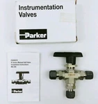 Parker B-series 6Z-B6XJ2-SSP Stainless Manual 3-WAY Ball Valve 3/8", Made Usa. Fixed Price $150.58.