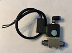 Burkert 153418 3/2 Way Solenoid Valve, Direct Acting 24V Dc W/ Cable. Fixed Price $49.95.