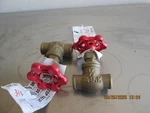 (2) Mueller & K 1/2" Brass Solder Stop Valve 105-503. Fixed Price $17.50.