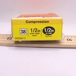 Brasscraft Stop Valve 125 Psi 1/2 OCR39X C1. Fixed Price $6.66.