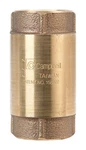 Campbell CV-4TLF Red Brass 18 Gpm Inline Spring Check Valve 3-1/2 X Pipe In.. Fixed Price $36.52.