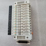 Smc Pneumatic Manifold Base VV5Q11-ULB970145, (12) VQ1301Y-5 Solenoids. Fixed Price $250.00.